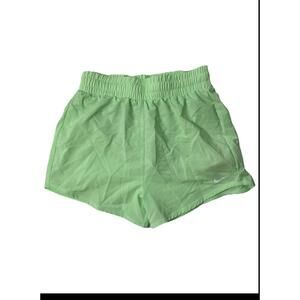 Nike Kids Girls Dri-Fit One  Size M Training Shorts Mint Green ( Item 3 )